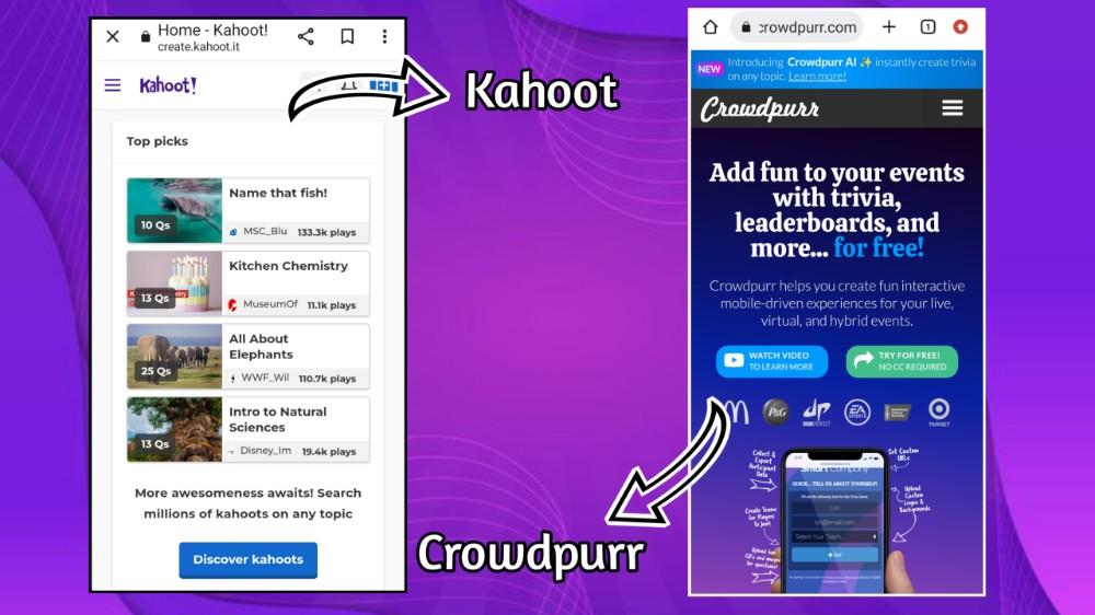 Detailed Comparison Of Kahoot Vs. Crowdpurr