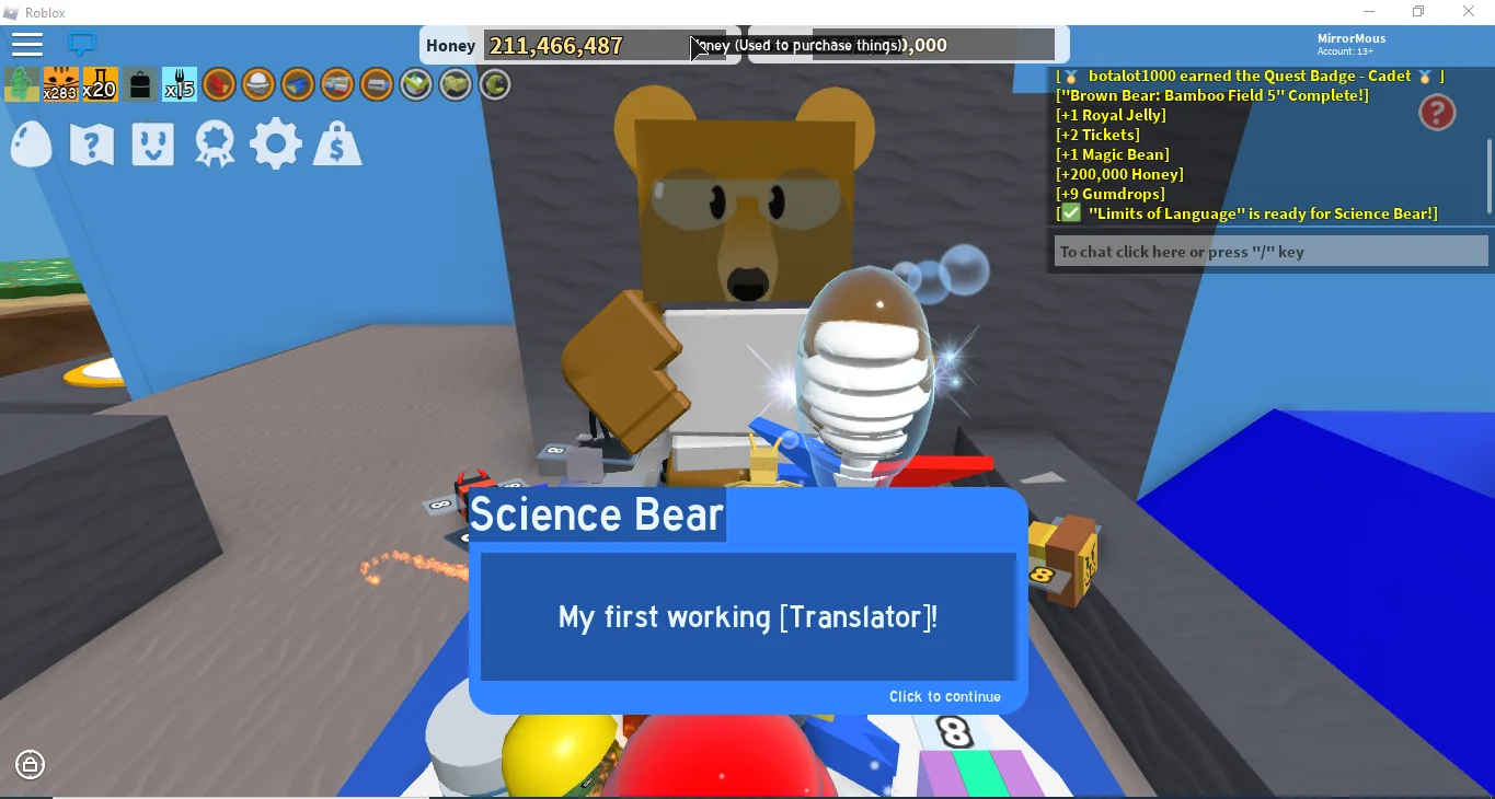 This is Science bear