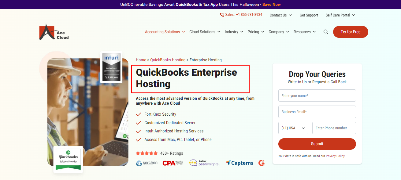 ACE Cloud QuickBooks Enterprise Hosting 