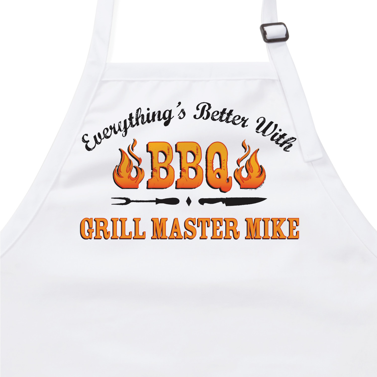 personalized bbq apron as a thoughtful gift for retirees