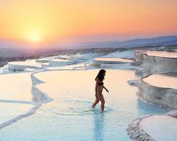 Pamukkale Thermal Pools, Denizli Province, Turkey swimming pool