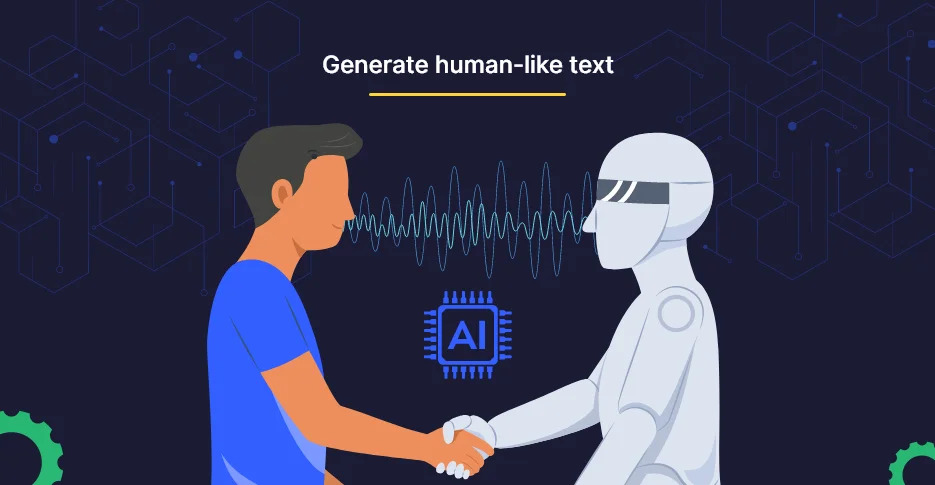 Generate human-like text