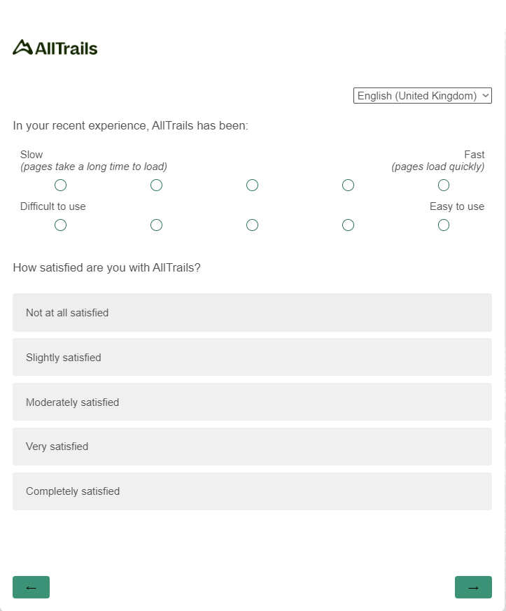 When creating a survey, be sure to create a balanced scale