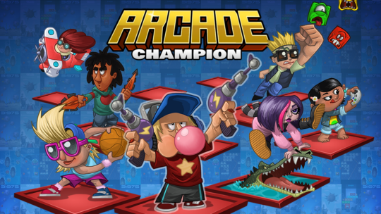 image showing various arcade champion characters