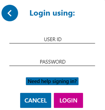 Login screen for non-Monash users