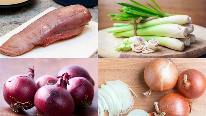 nguyên liệu làm lưỡi bò hấp