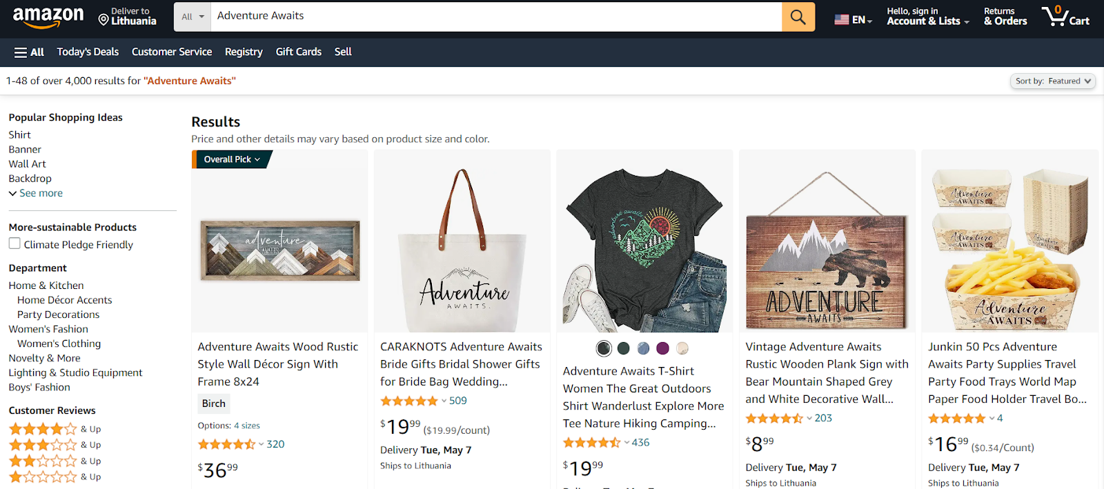 Amazon Merch on Demand niche interests