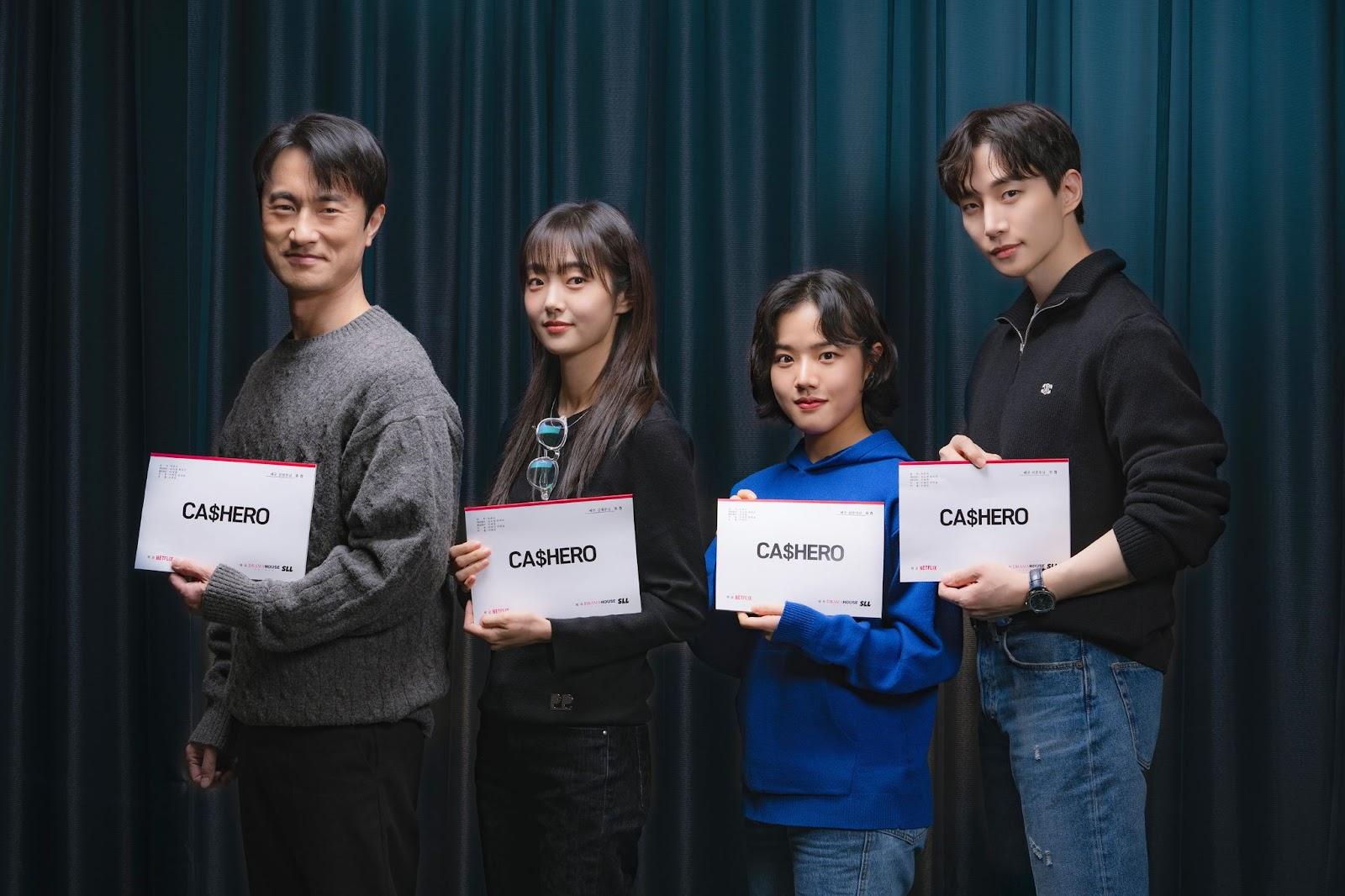 韓國影集《Cashero》正式開拍。（圖／Netflix提供）