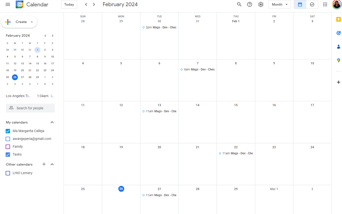 Design & Functionality for Google Calendar