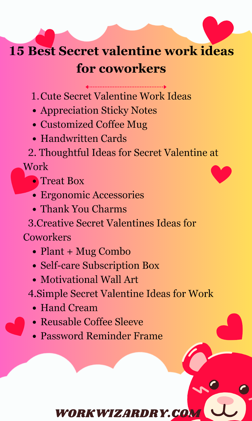 15 Best Secret Valentine Work Ideas For Coworkers - Work Wizardry