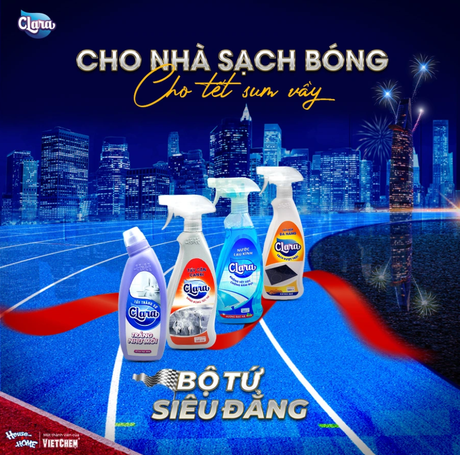 Bộ tứ siêu đẳng - Cho nhà sạch khuẩn - Cho Tết sum vầy