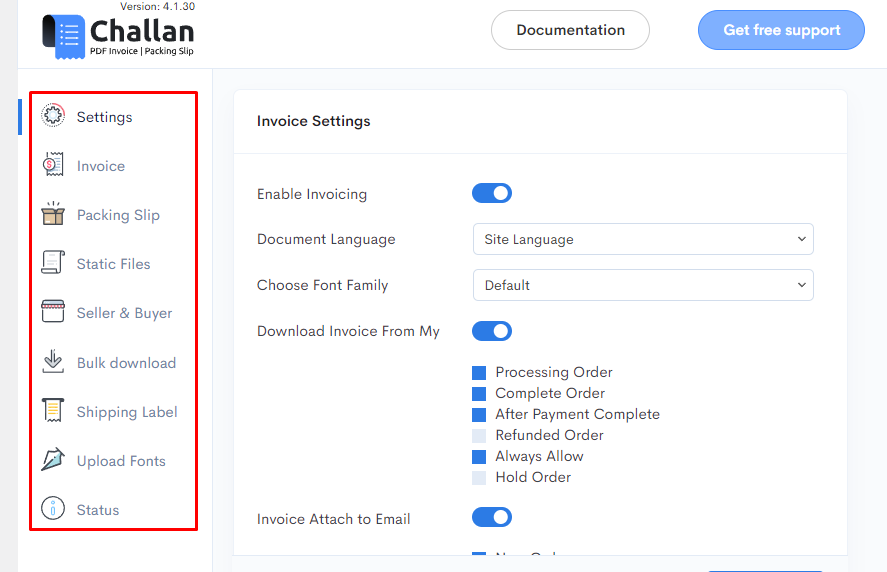 PDF invoice and Packing Slip for Woocommerce