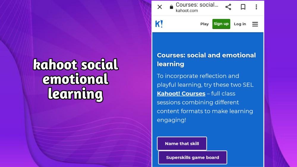 Kahoot Learning social emotional 