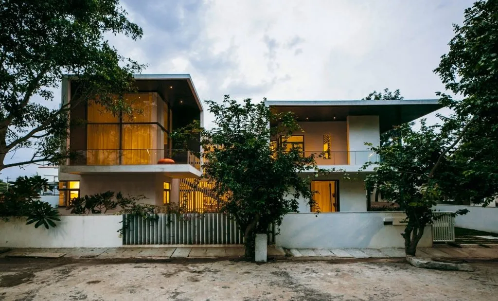 View of the Courtyard House, Bangalore