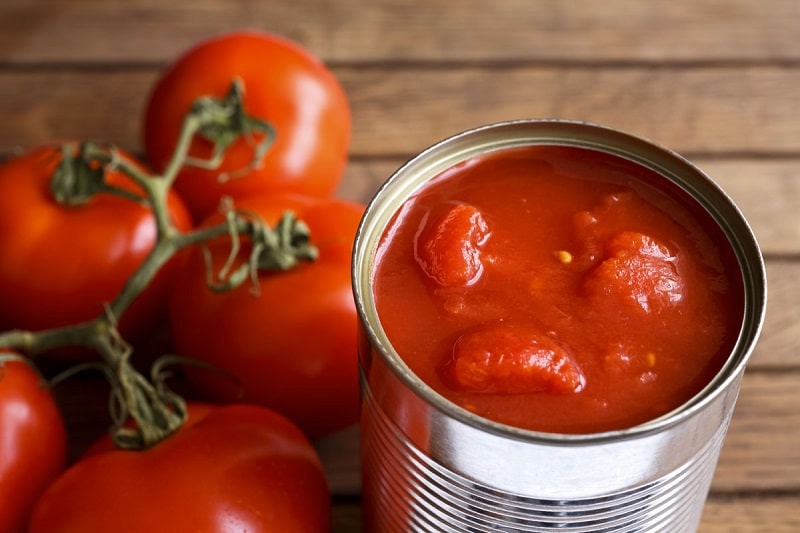 Image of canned tomato paste that exports to pakistan