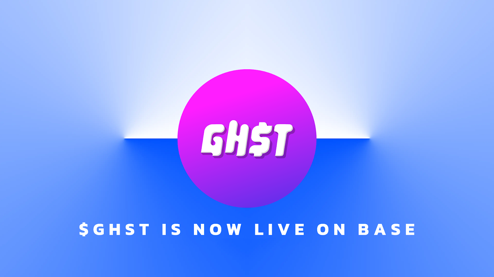 【上新】GHST 代币现已在Base上线