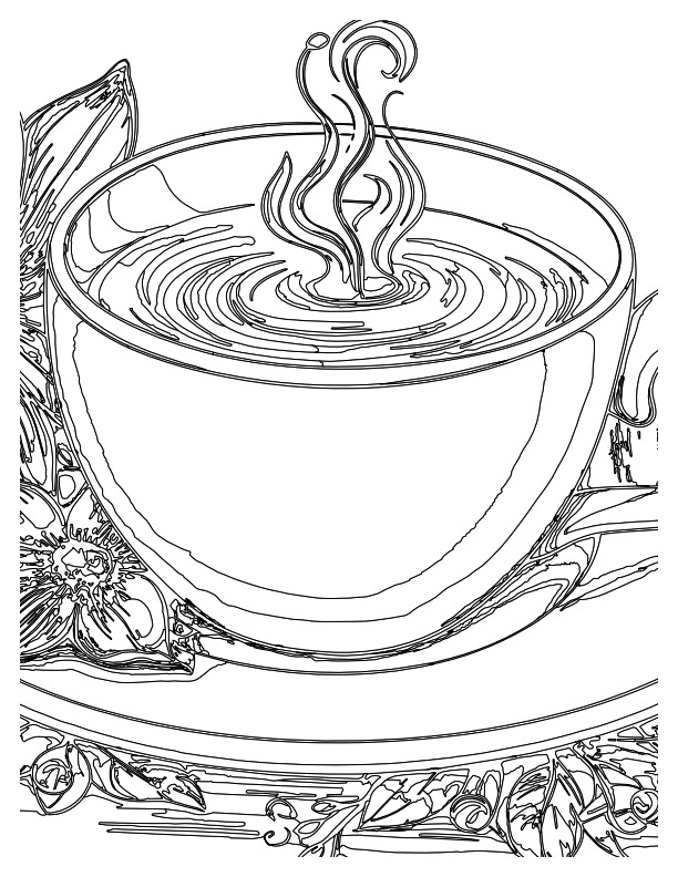 Coffee Bliss Coloring Pages40