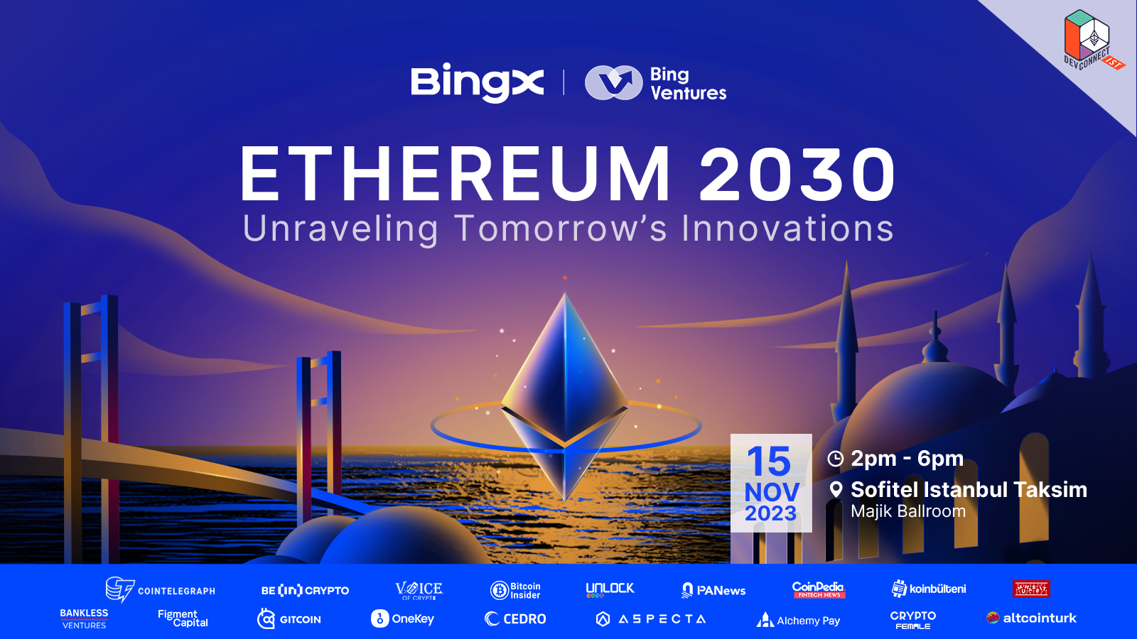 Bing Ventures Presents Ethereum 2030, Devconnect’s Premier Event
