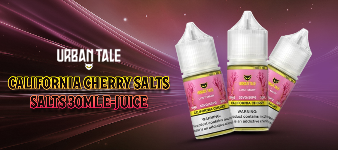 Urban Tale x Lost Mary California Cherry Salts 30ml E-Juice