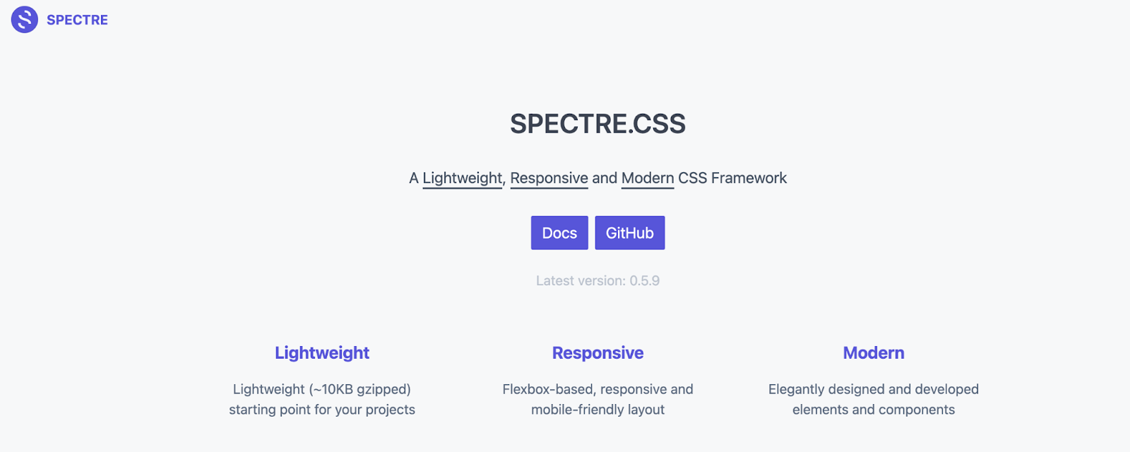 css framework, Spectre