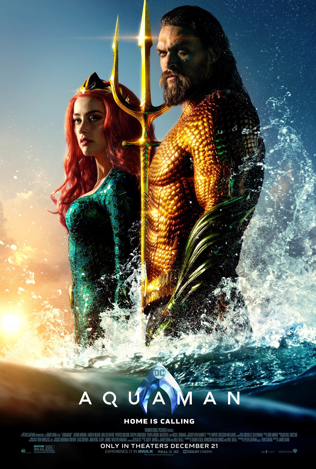 A poster for the 2018 American superhero film Aquaman.