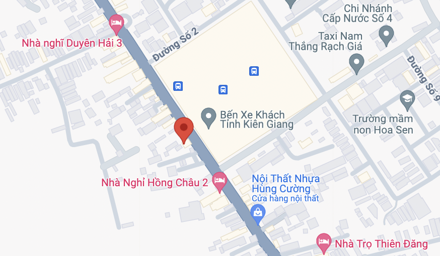 văn phòng nhà xe tuyết hon tại rạch giá kiên giang