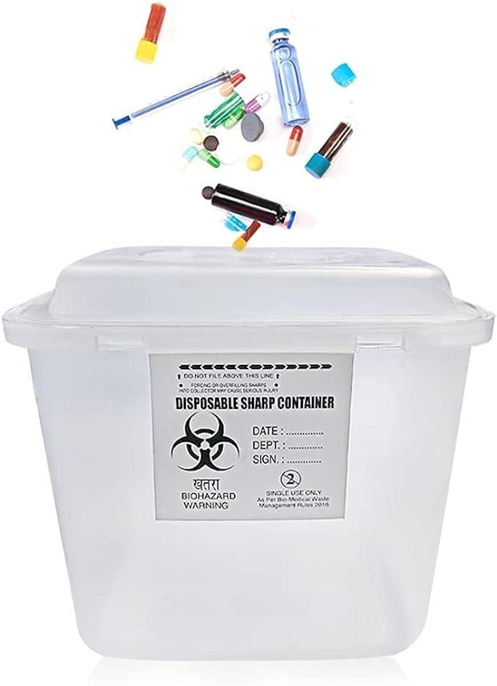 Buy Sharp Containers/Puncture Proof box for Needles 1.5 LTR Online at Low  Prices in India - Amazon.in