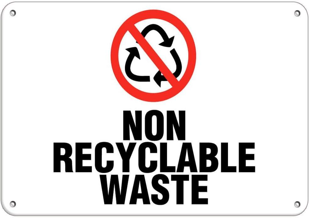 Non Recyclable Waste Activity Sign Recycling Signs India | Ubuy