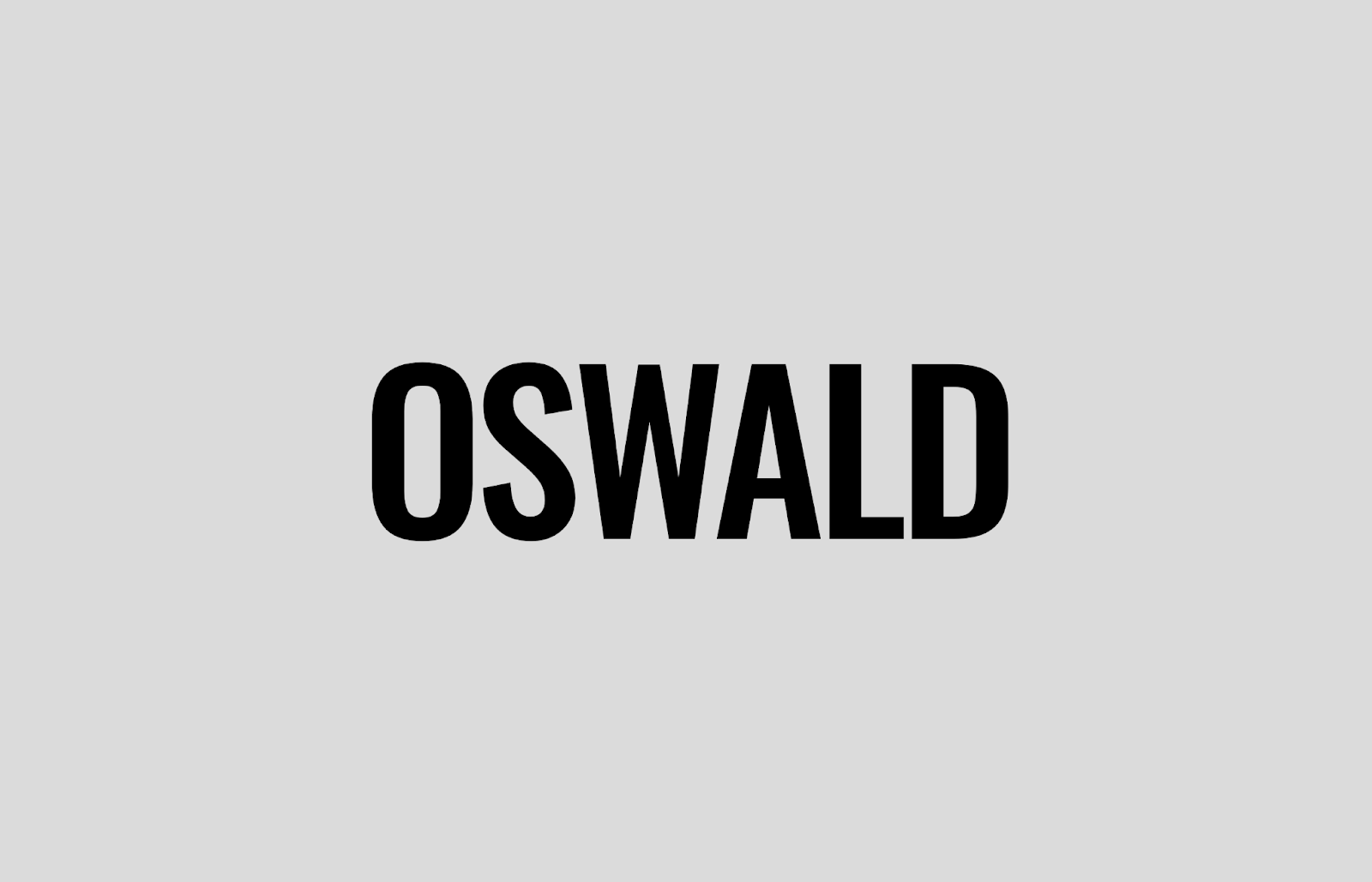 oswald youtube thumbnail font