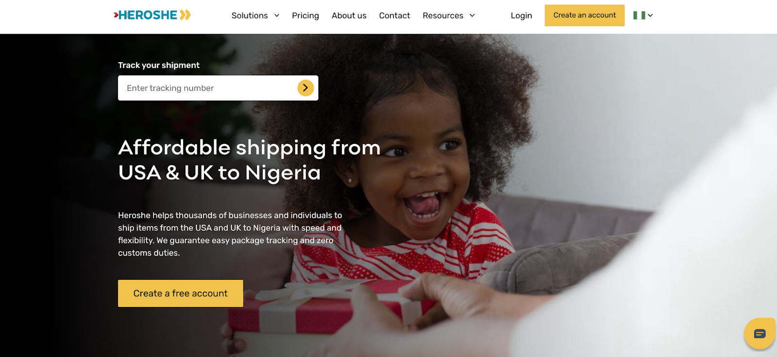 Affordable shipping from the USA & UK to Nigeria