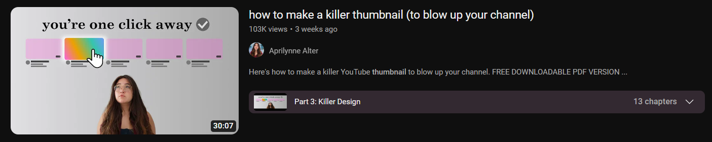 Using your YouTube thumbnail as a featured image