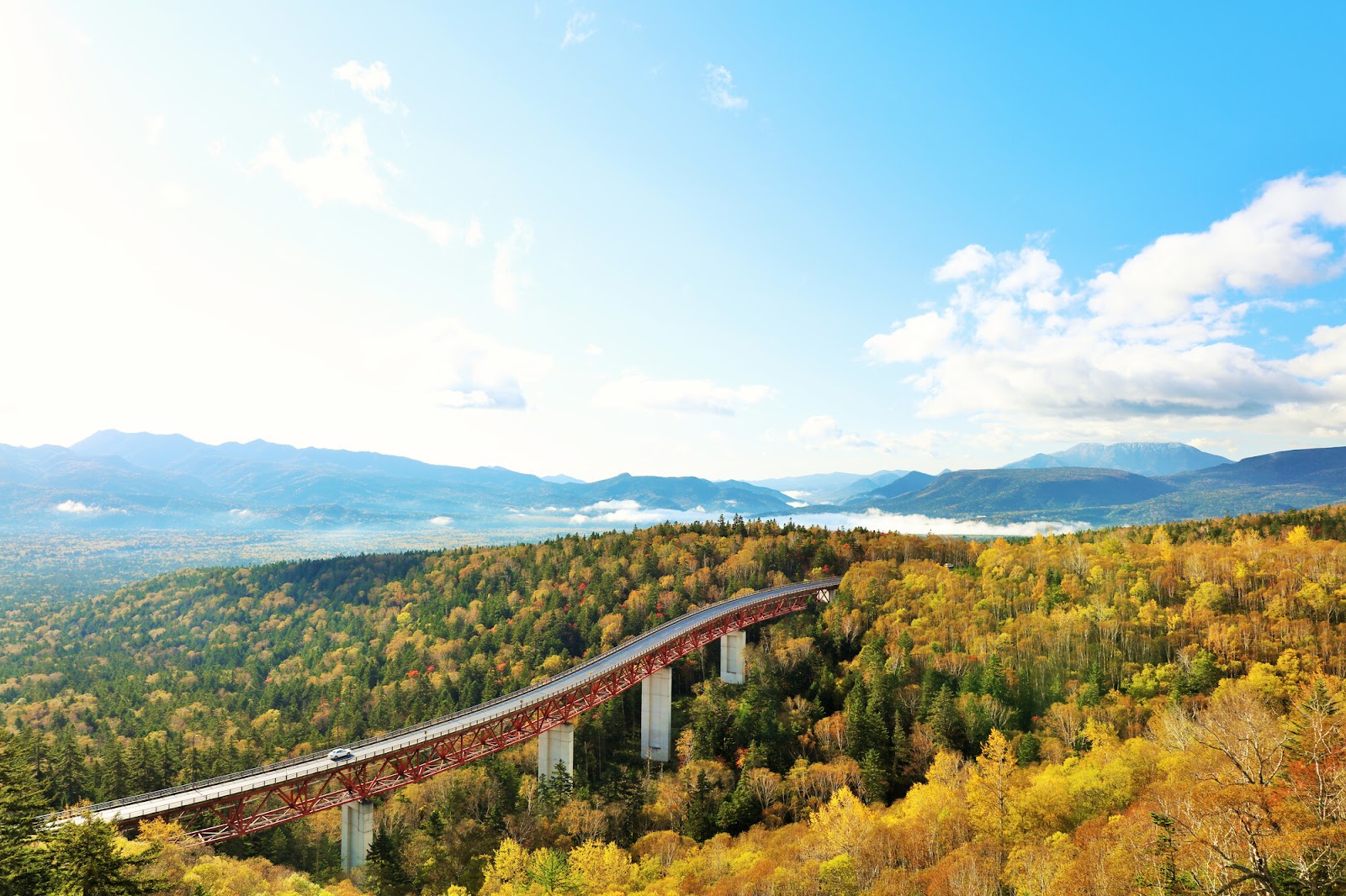 4、【十勝｜上士幌町】標高1,139mから眺める秋の絶景「三国峠」