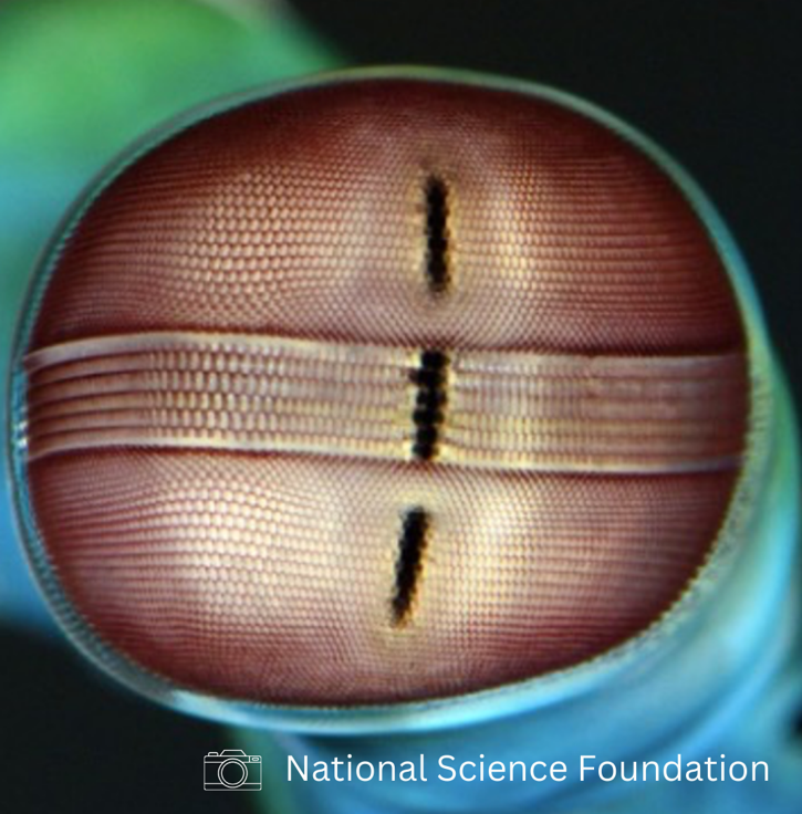 A close up of a bug's eye

Description automatically generated