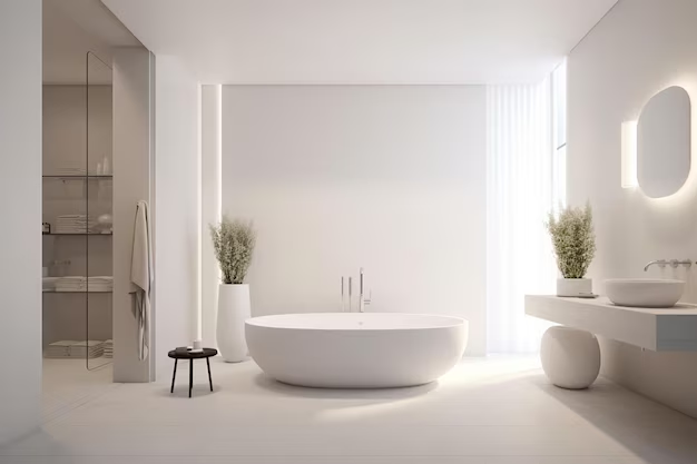 минимализм в ванной