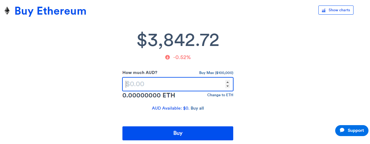 buy ethereum on Coinspot