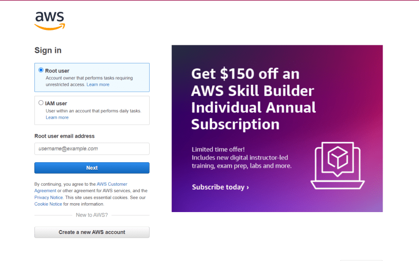 Get started with AWS44x