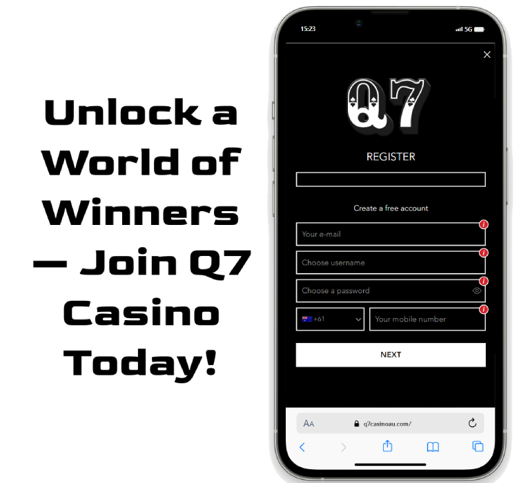 Unlock a World of Winners — Join Q7 Casino Today!