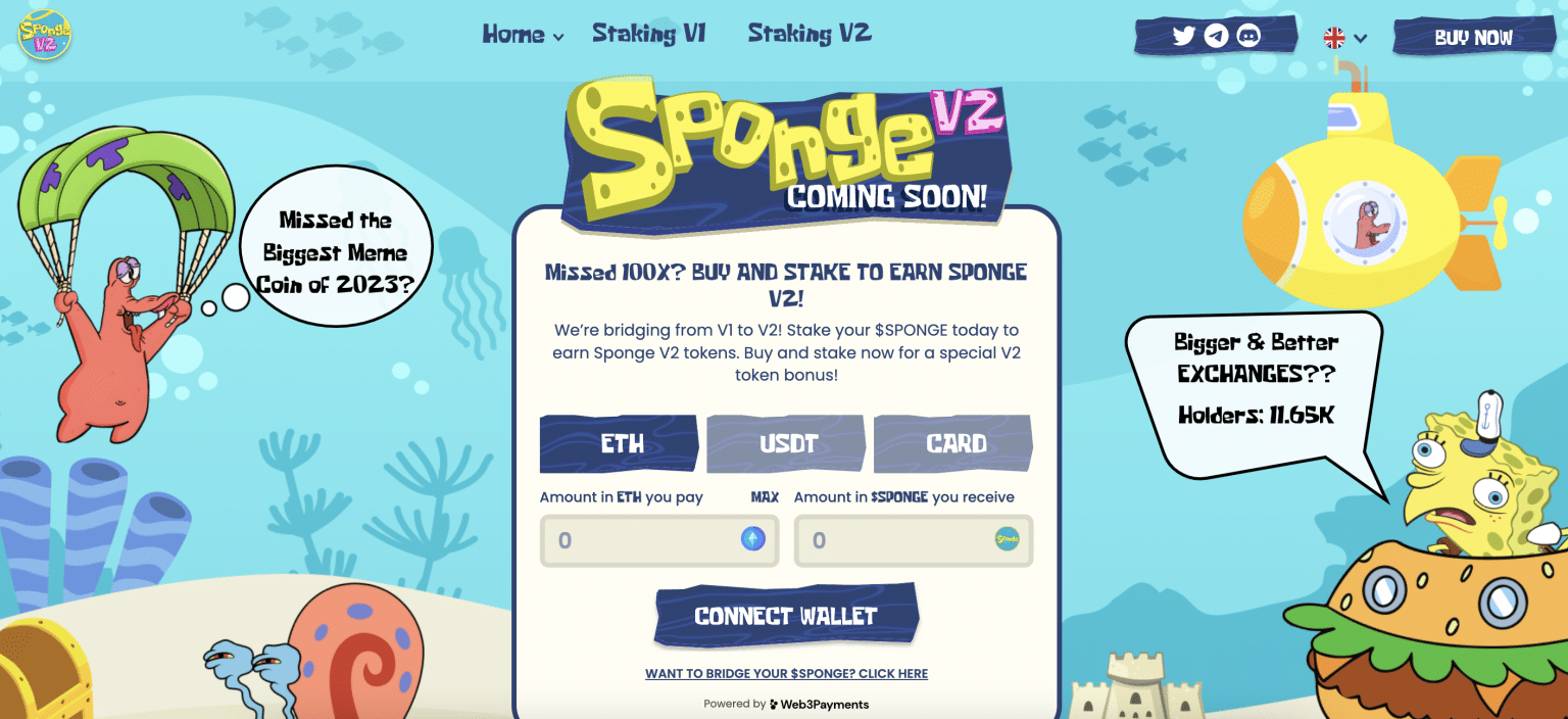 sponge v2 kopen