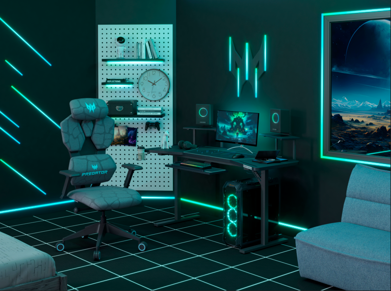 Fauteuil de gaming COSMOS collaboration Predator et Conforama