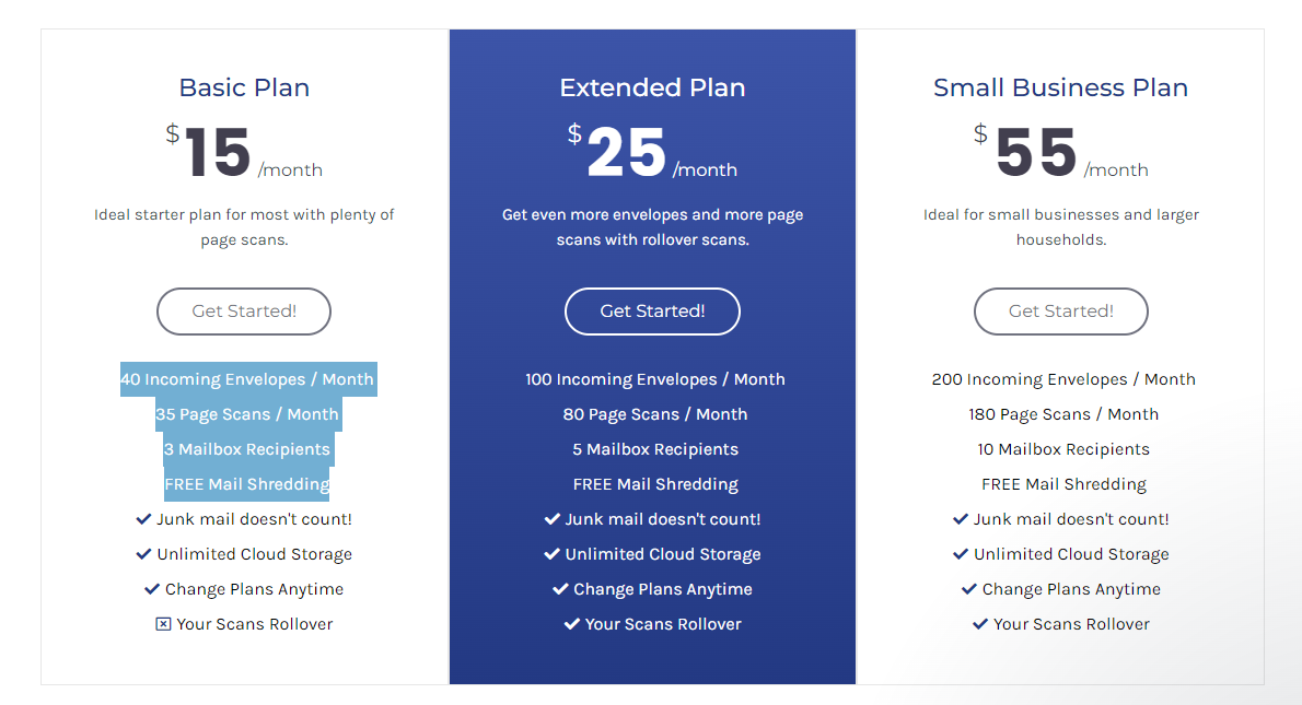 Traveling Mailbox Pricing