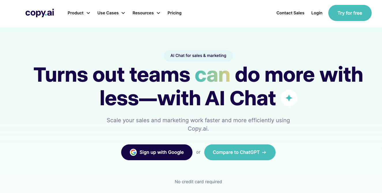 Copy.ai enhances your content creation process