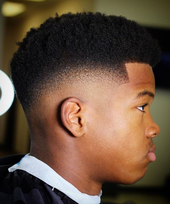 drop fade: Picture of a guy rocking the style