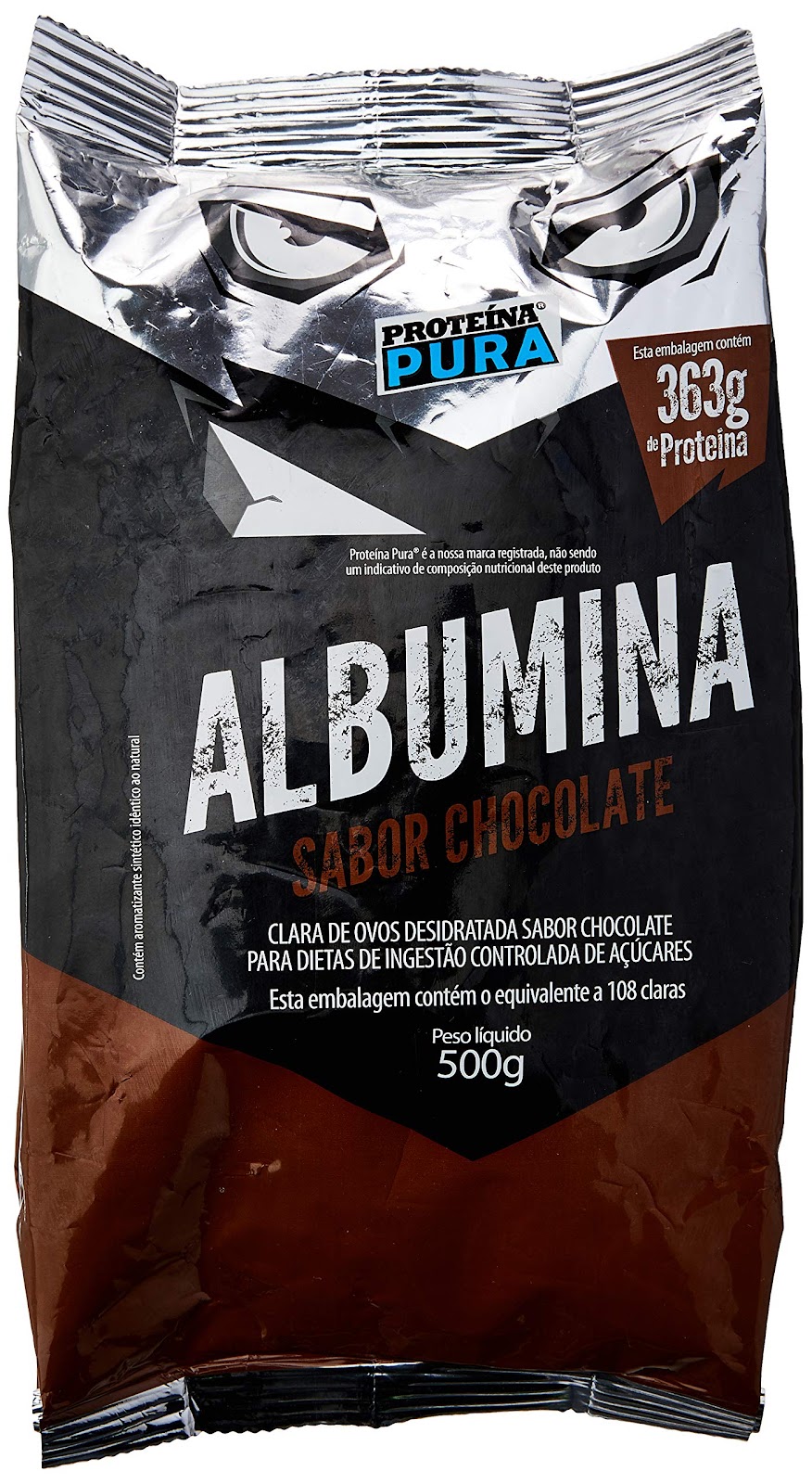 Albumina - 500G Chocolate - Proteína Pura