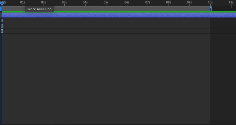 After Effects timeline tool