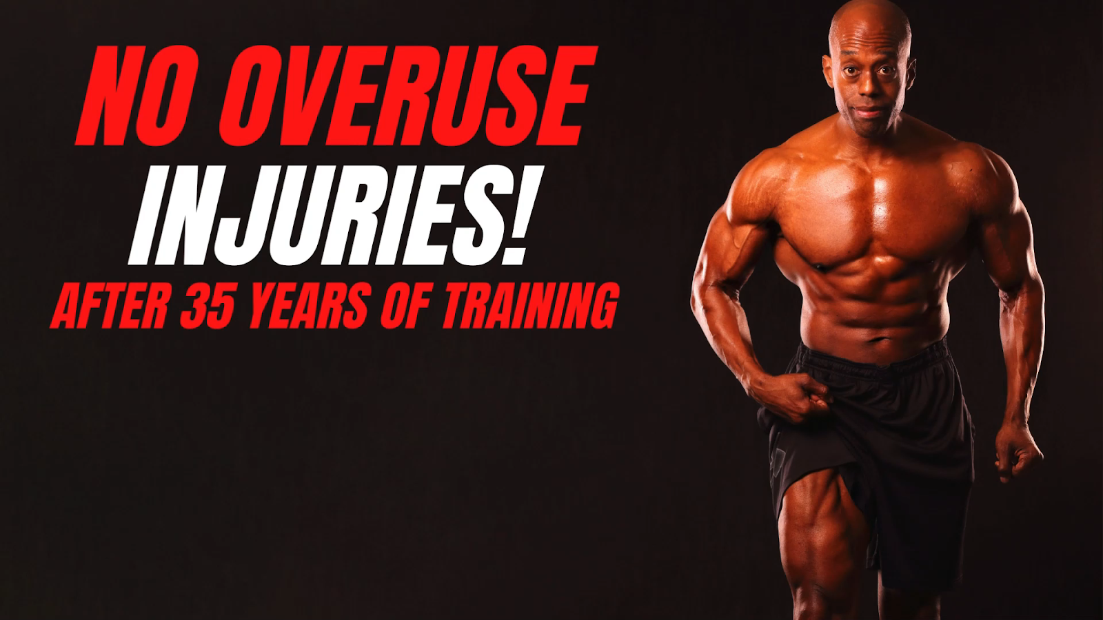 Natural Bodybuilder Kevin Richardson has had no overuse injuries in 35 years