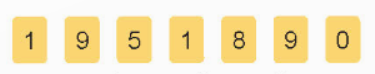 A number on a yellow rectangle

Description automatically generated