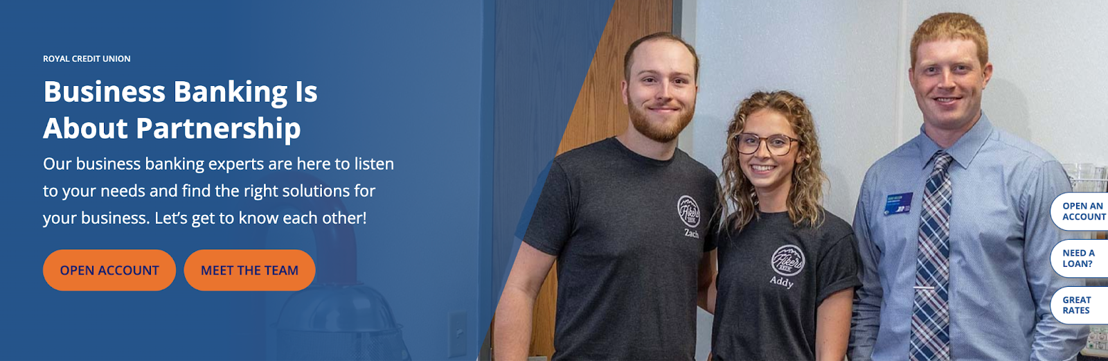 royal credit union business account