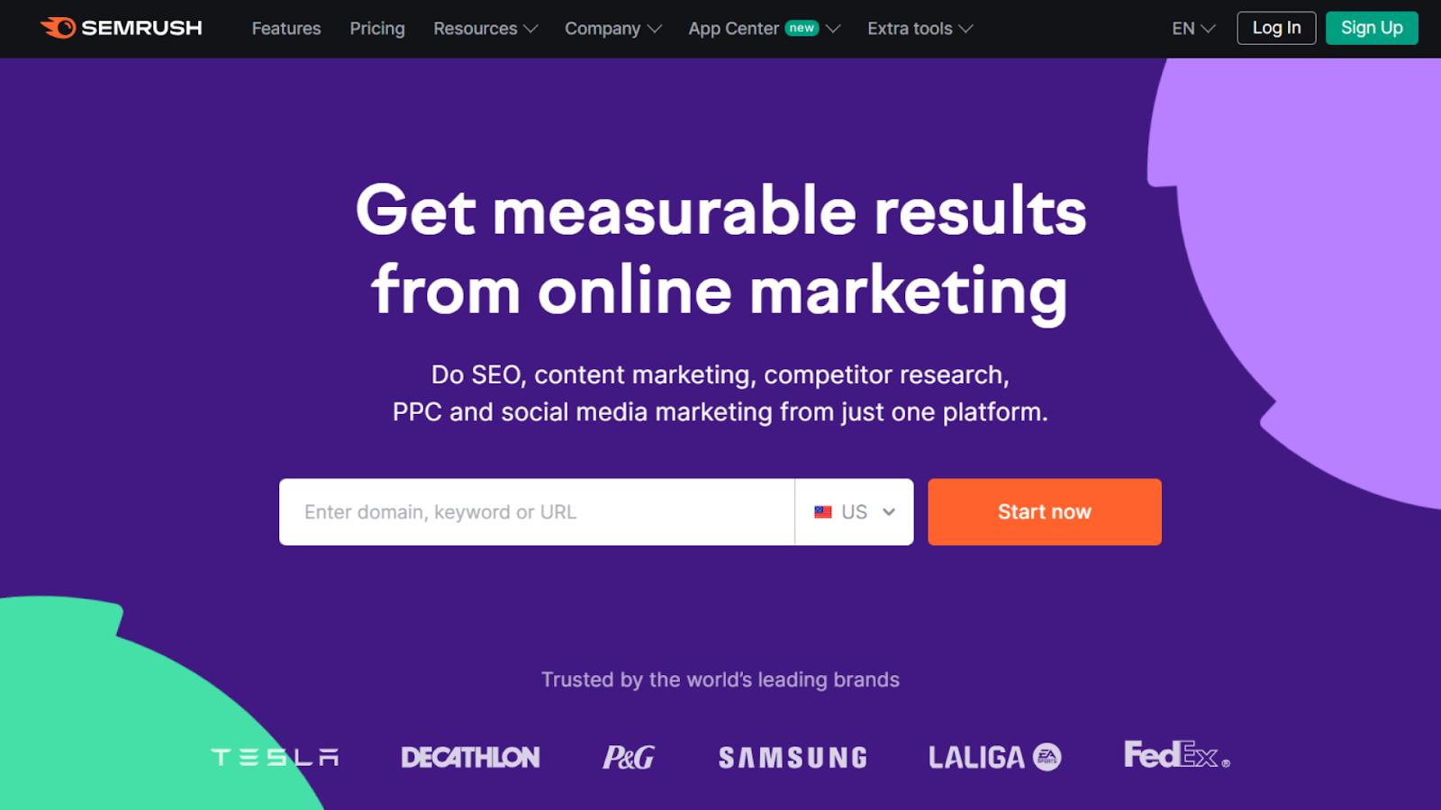 4. SEMrush: Social Media Marketing Tools