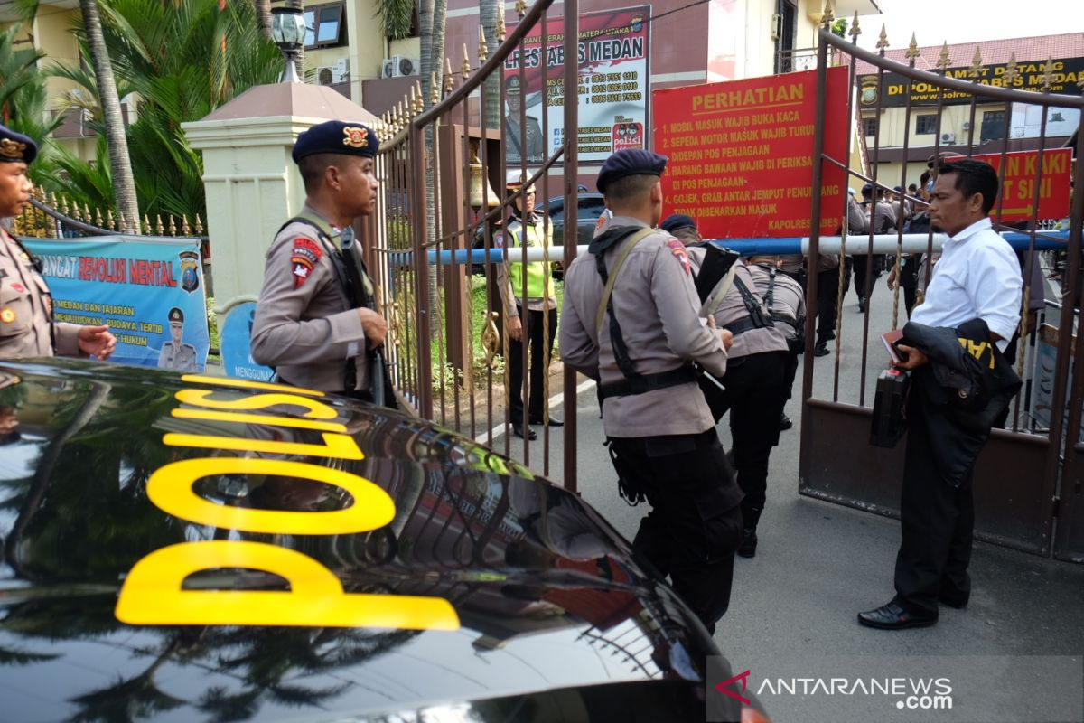 Bom Markas Polrestabes Medan (Photo: Antara News)