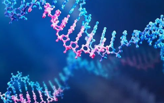 A close-up of a dna

Description automatically generated